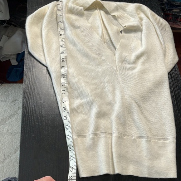 Armani Exchange lightweight wool blend sweater blouse - Picture 7 of 7